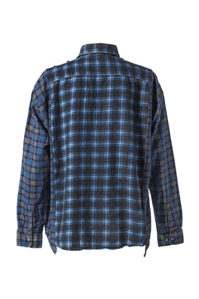 FLANNEL SHIRT -> RIBBON WIDE SHIRT / ASSORTED