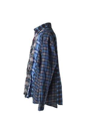 FLANNEL SHIRT -> RIBBON WIDE SHIRT / ASSORTED