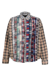 FLANNEL SHIRT -> RIBBON WIDE SHIRT / ASSORTED