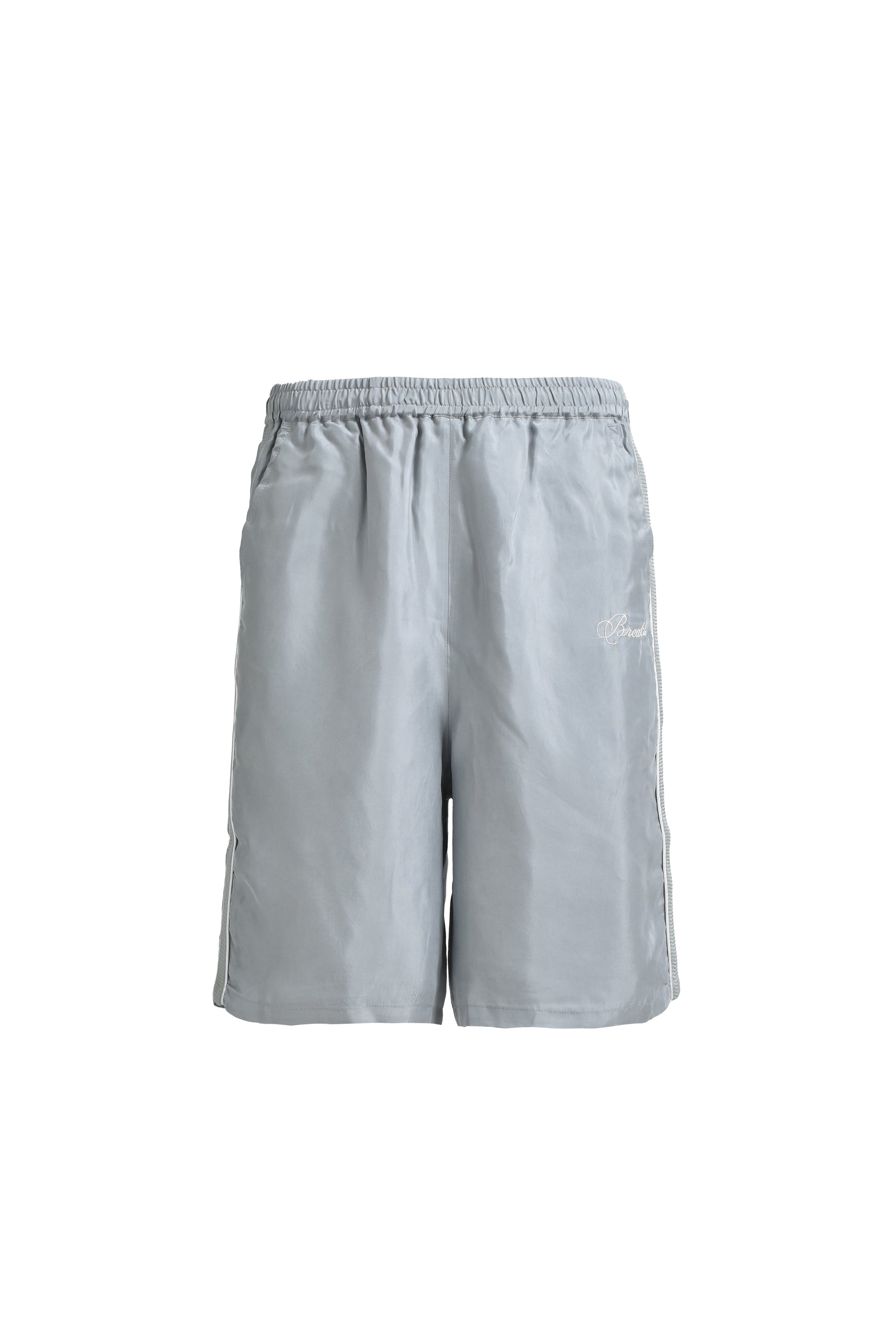 BREATH SCRIPT LOGO LINE SHORTS / GRY