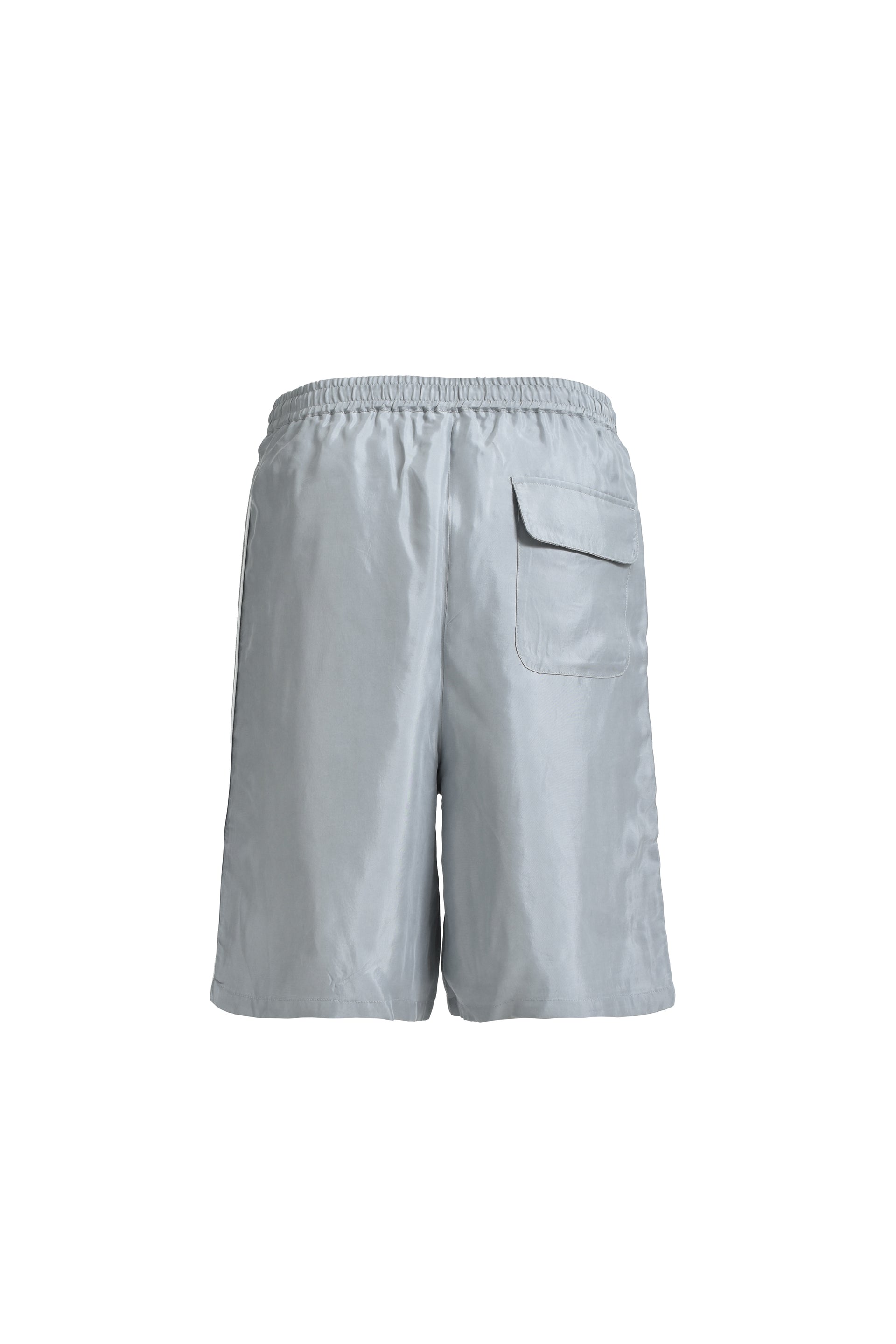 BREATH SCRIPT LOGO LINE SHORTS / GRY