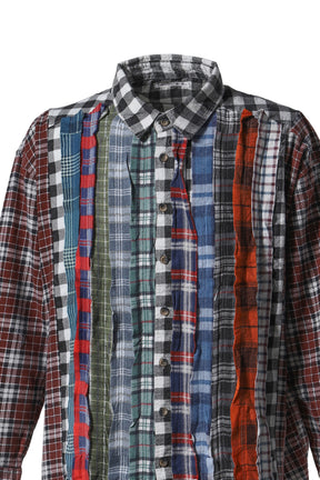 FLANNEL SHIRT -> RIBBON WIDE SHIRT / ASSORTED