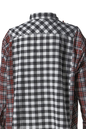 FLANNEL SHIRT -> RIBBON WIDE SHIRT / ASSORTED