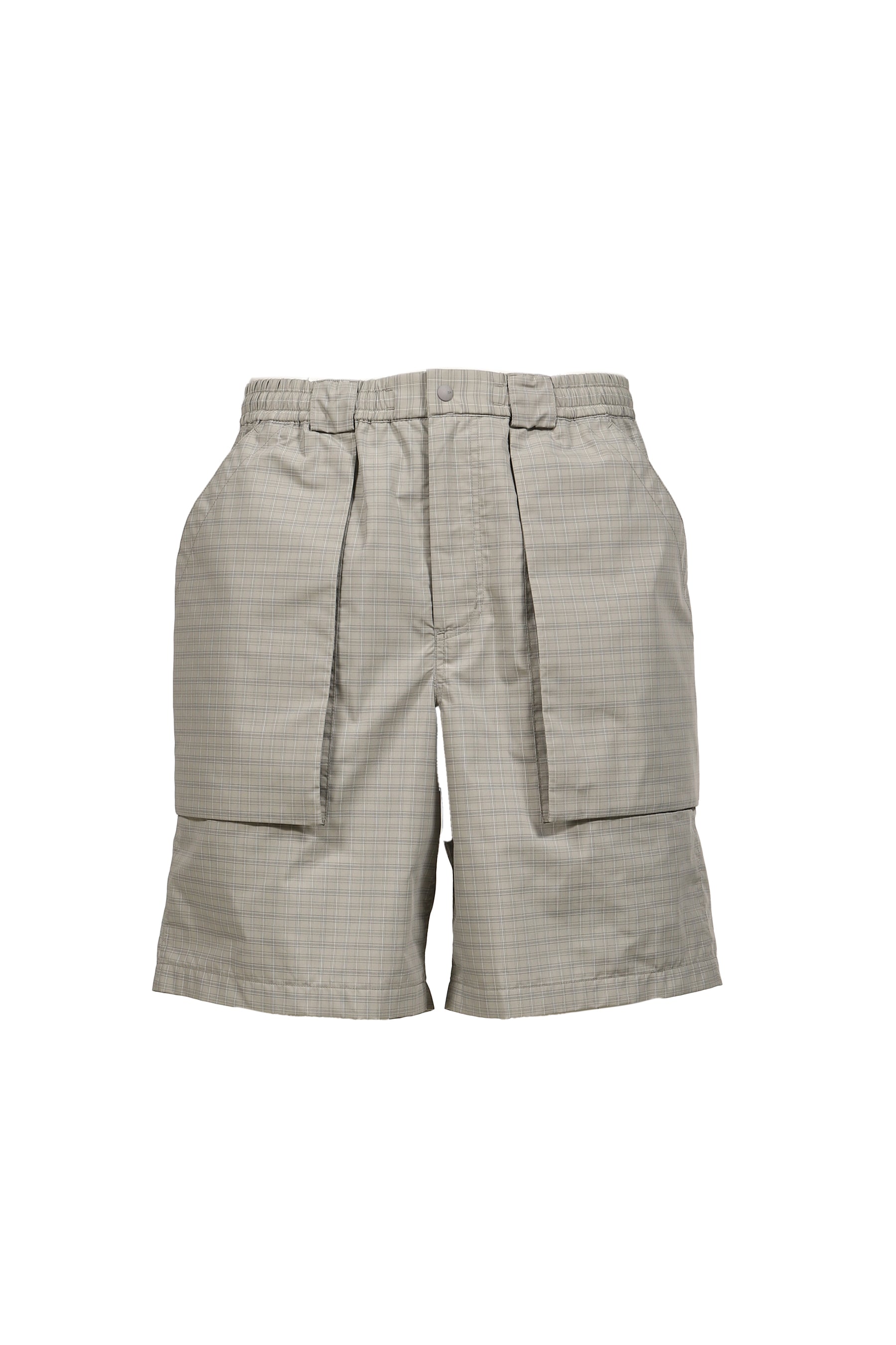TECH 3D POCKET CARGO SHORTS SUMMER PLAID / LT.GRY