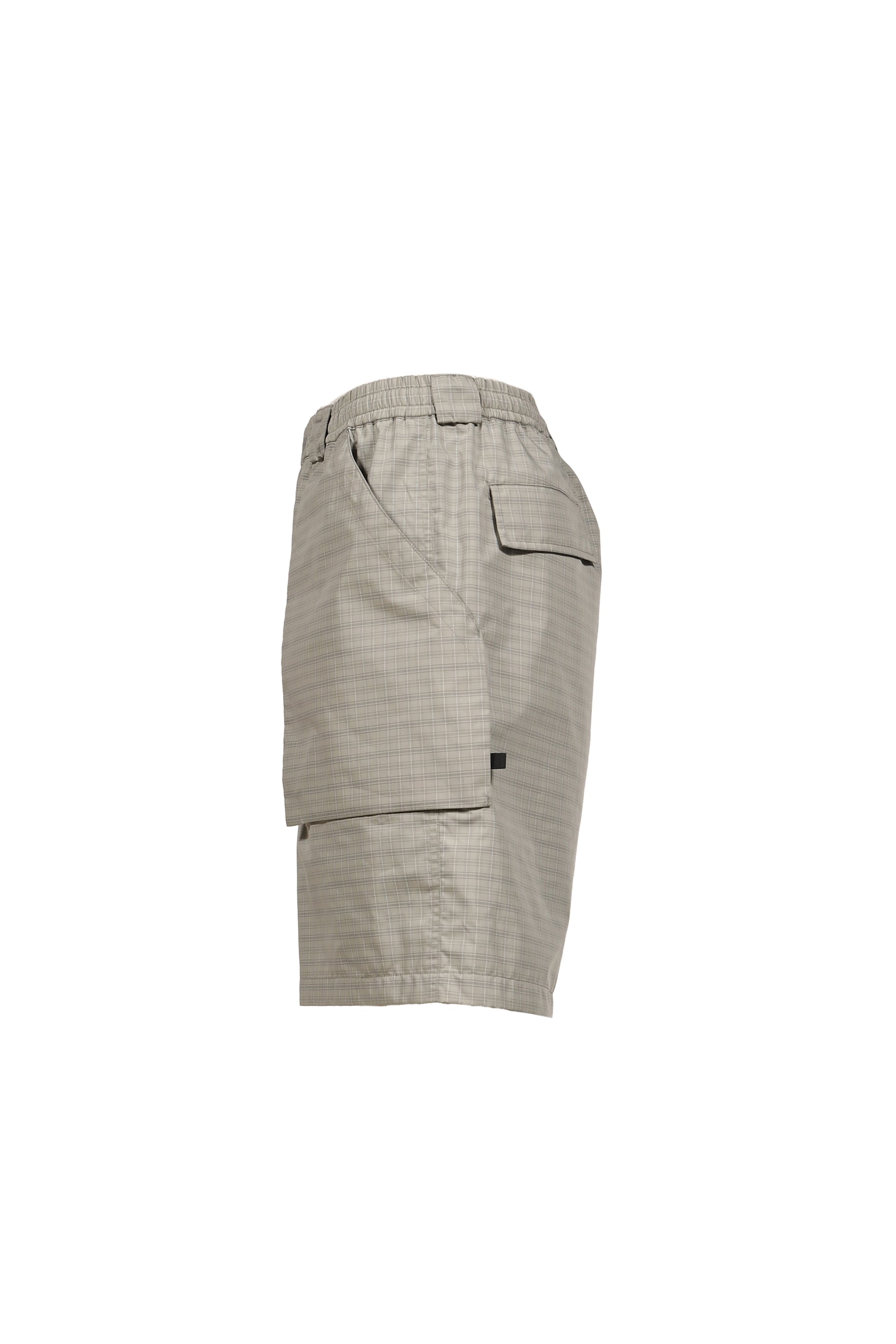 TECH 3D POCKET CARGO SHORTS SUMMER PLAID / LT.GRY
