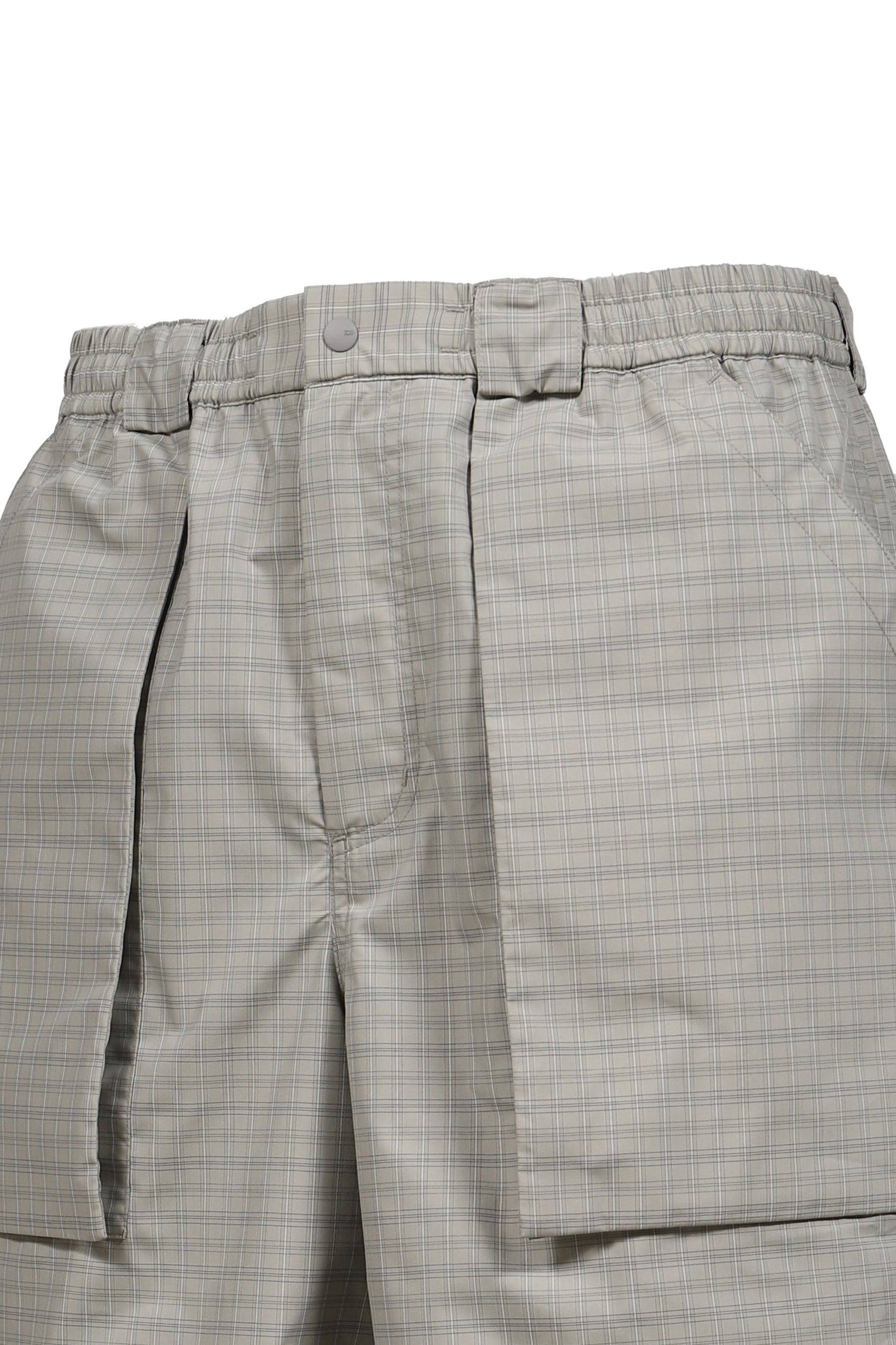 TECH 3D POCKET CARGO SHORTS SUMMER PLAID / LT.GRY
