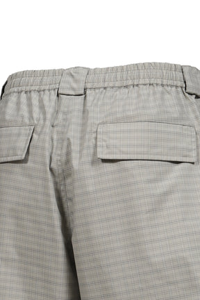 TECH 3D POCKET CARGO SHORTS SUMMER PLAID / LT.GRY