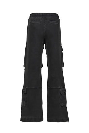 entire studios UTILITY SWEATS / WASHED BLK