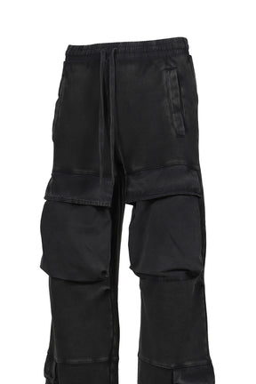 entire studios UTILITY SWEATS / WASHED BLK