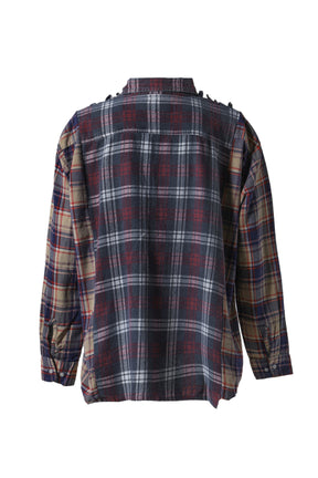 FLANNEL SHIRT -> RIBBON WIDE SHIRT / ASSORTED