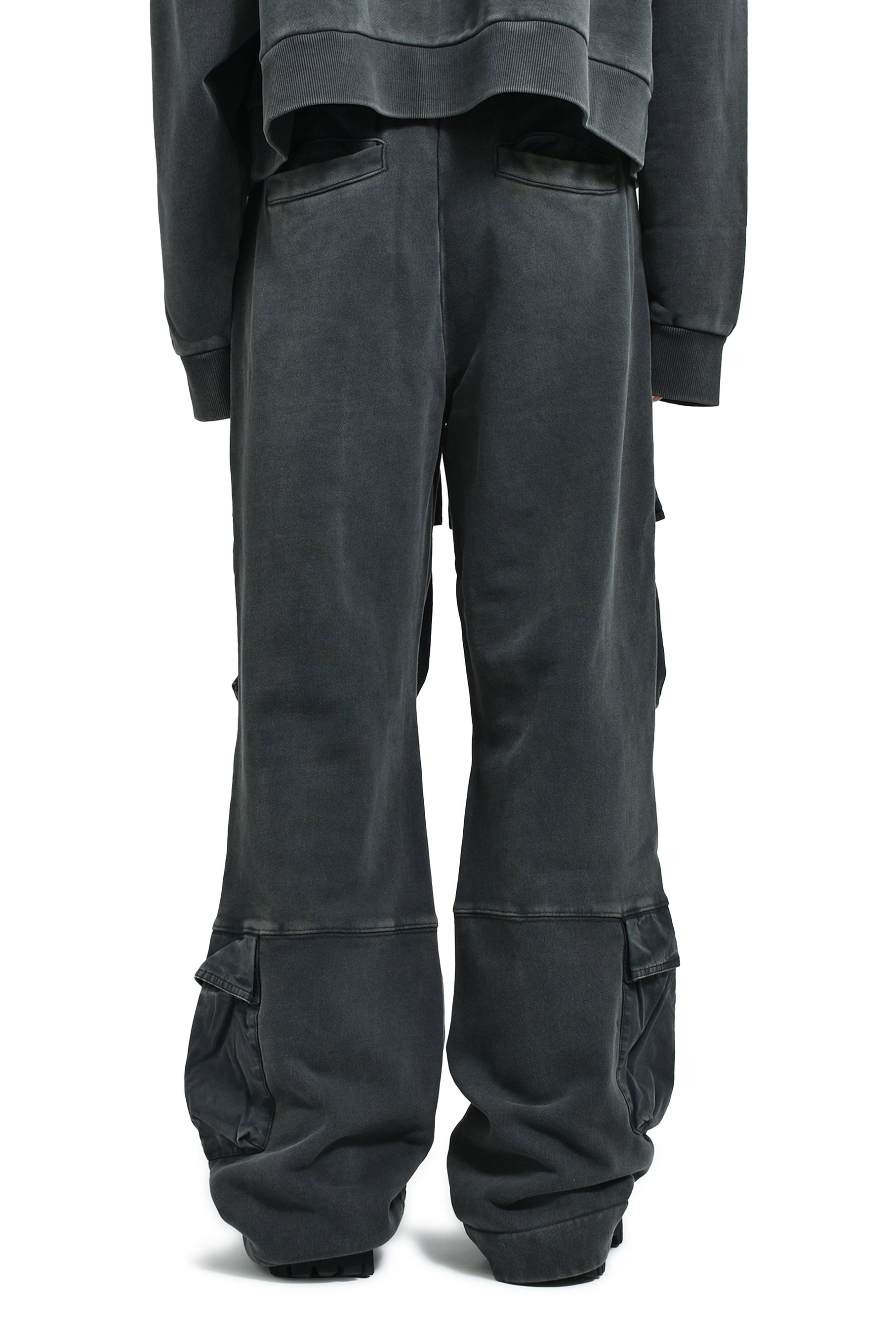entire studios UTILITY SWEATS / WASHED BLK