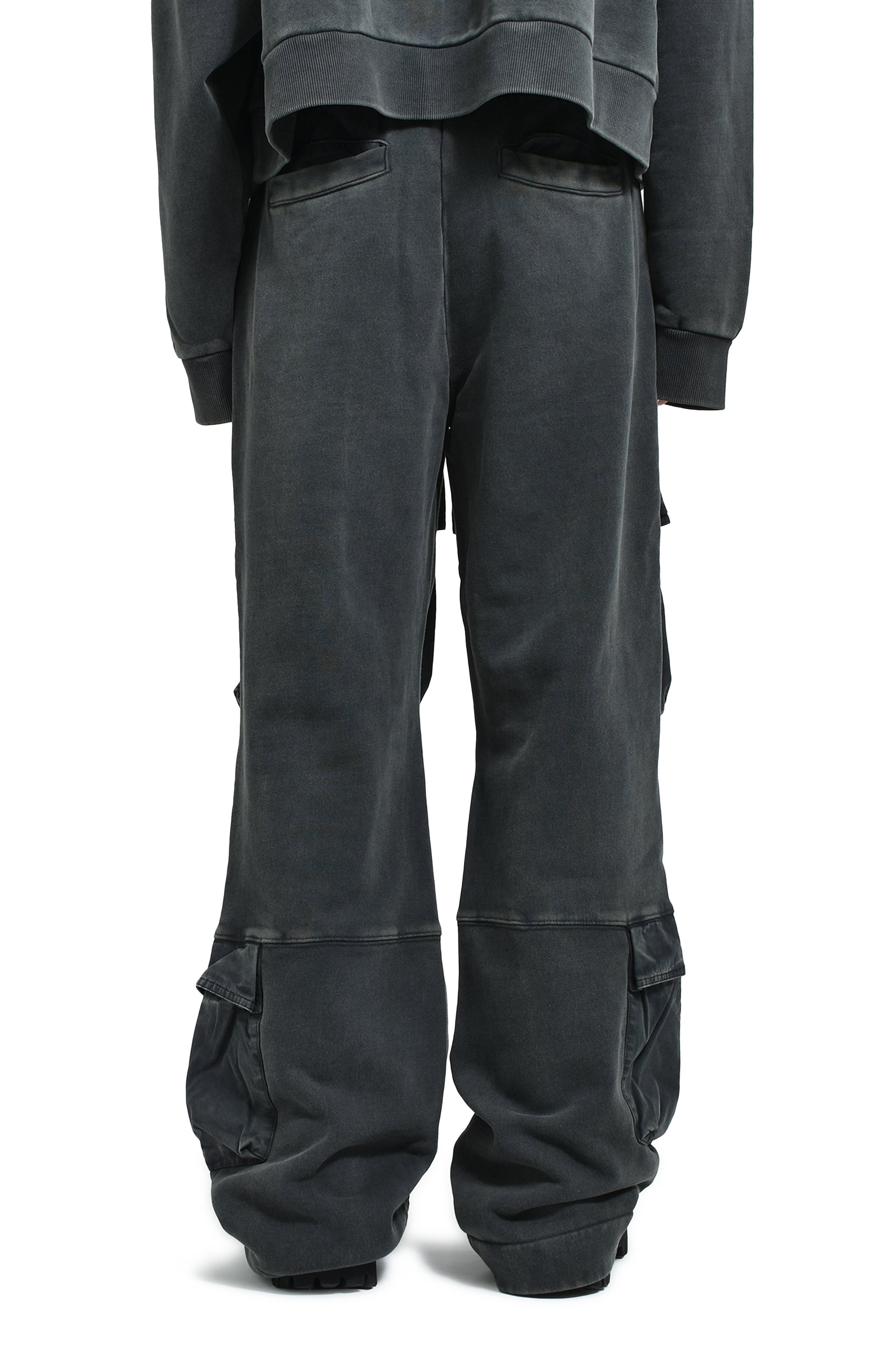 entire studios UTILITY SWEATS / WASHED BLK