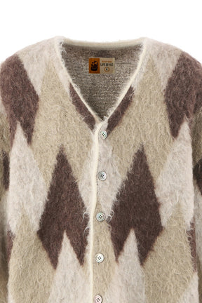 KNIT CARDIGAN/ARGYLE / MULTI