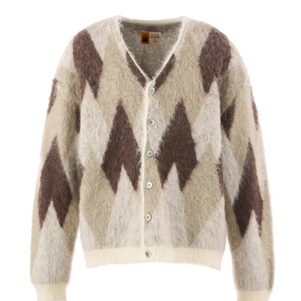 SAINT Mxxxxxx セントマイケル FW25 8th Drop KNIT CARDIGAN/ARGYLE