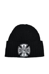 SOUTHSIDE CROSS DAMAGE RIB BEANIE / BLK