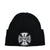SOUTHSIDE CROSS DAMAGE RIB BEANIE / BLK