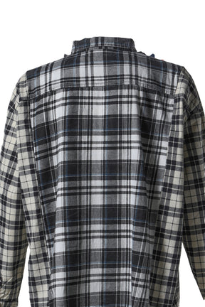 FLANNEL SHIRT -> RIBBON WIDE SHIRT / ASSORTED