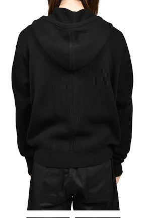 Rick Owens リック オウエンス SS26 ZIPPED HOODIE / BLK - NUBIAN
