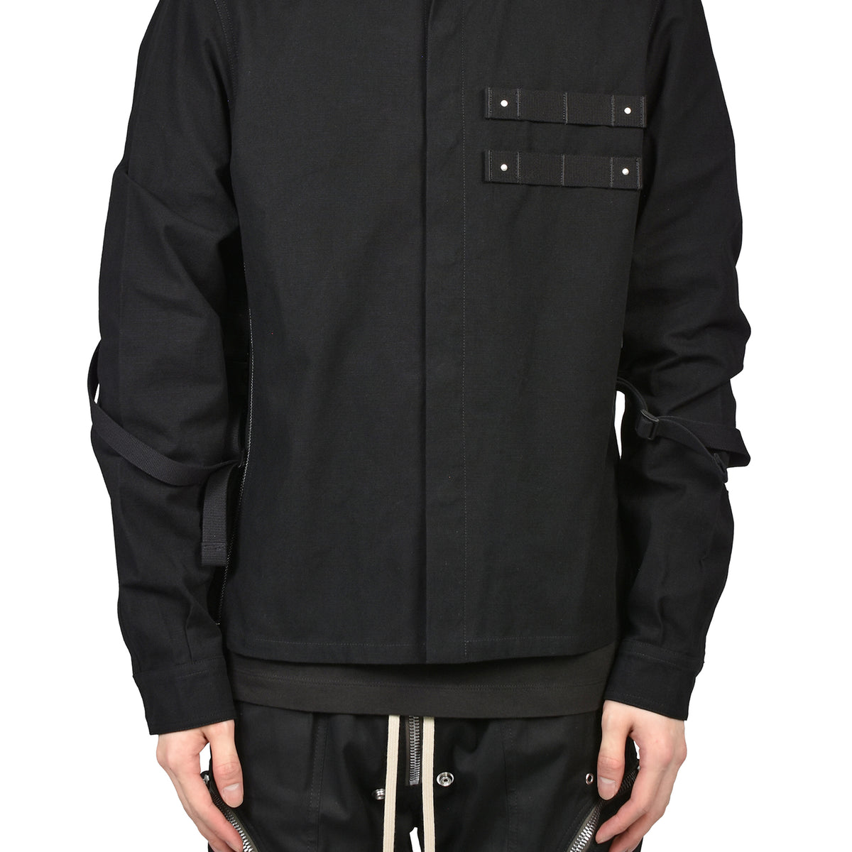 Rick Owens リックオウエンス SS26 ROWLAND SHIRT / BLK - NUBIAN ヌビアン
