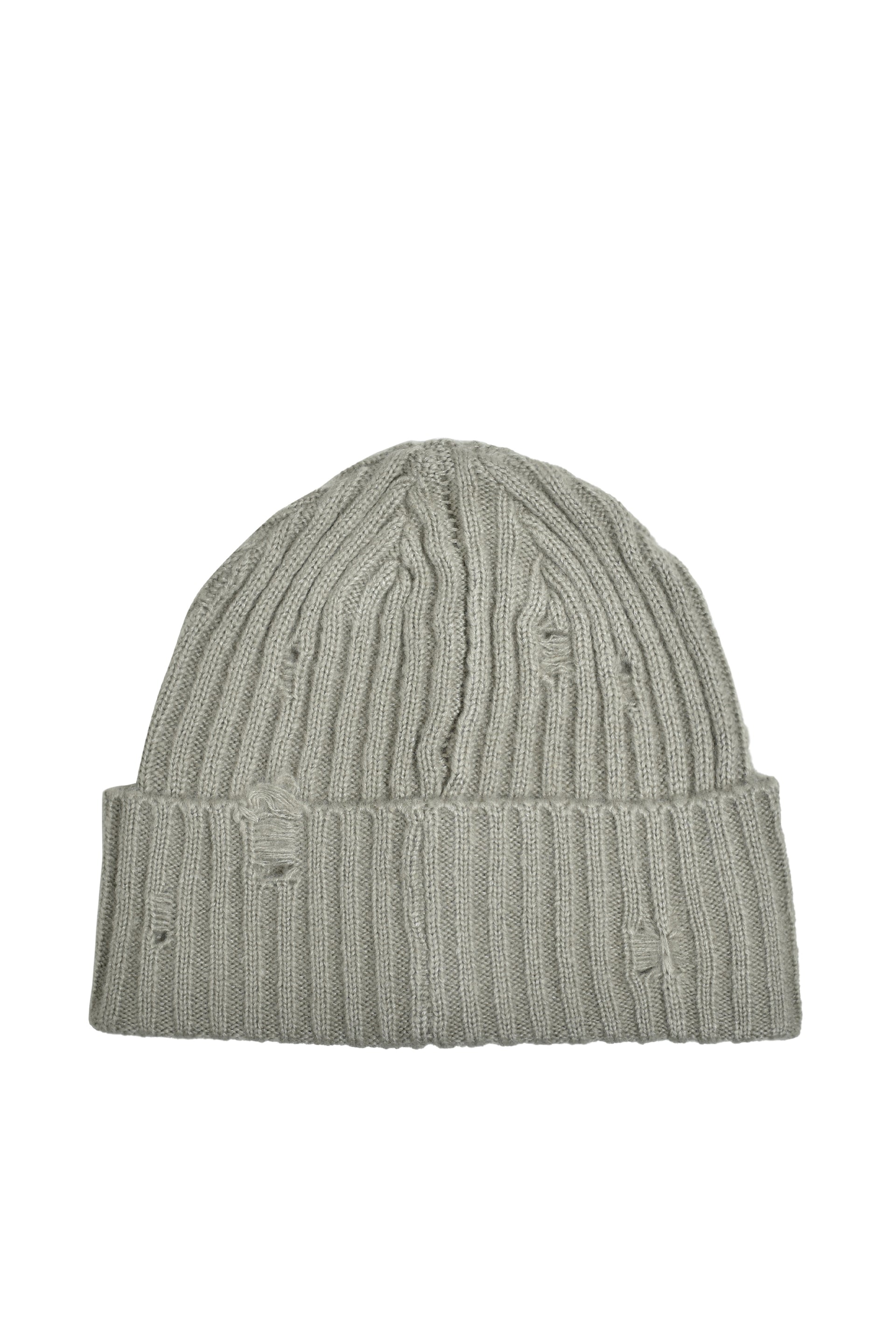 SOUTHSIDE CROSS DAMAGE RIB BEANIE / DUST