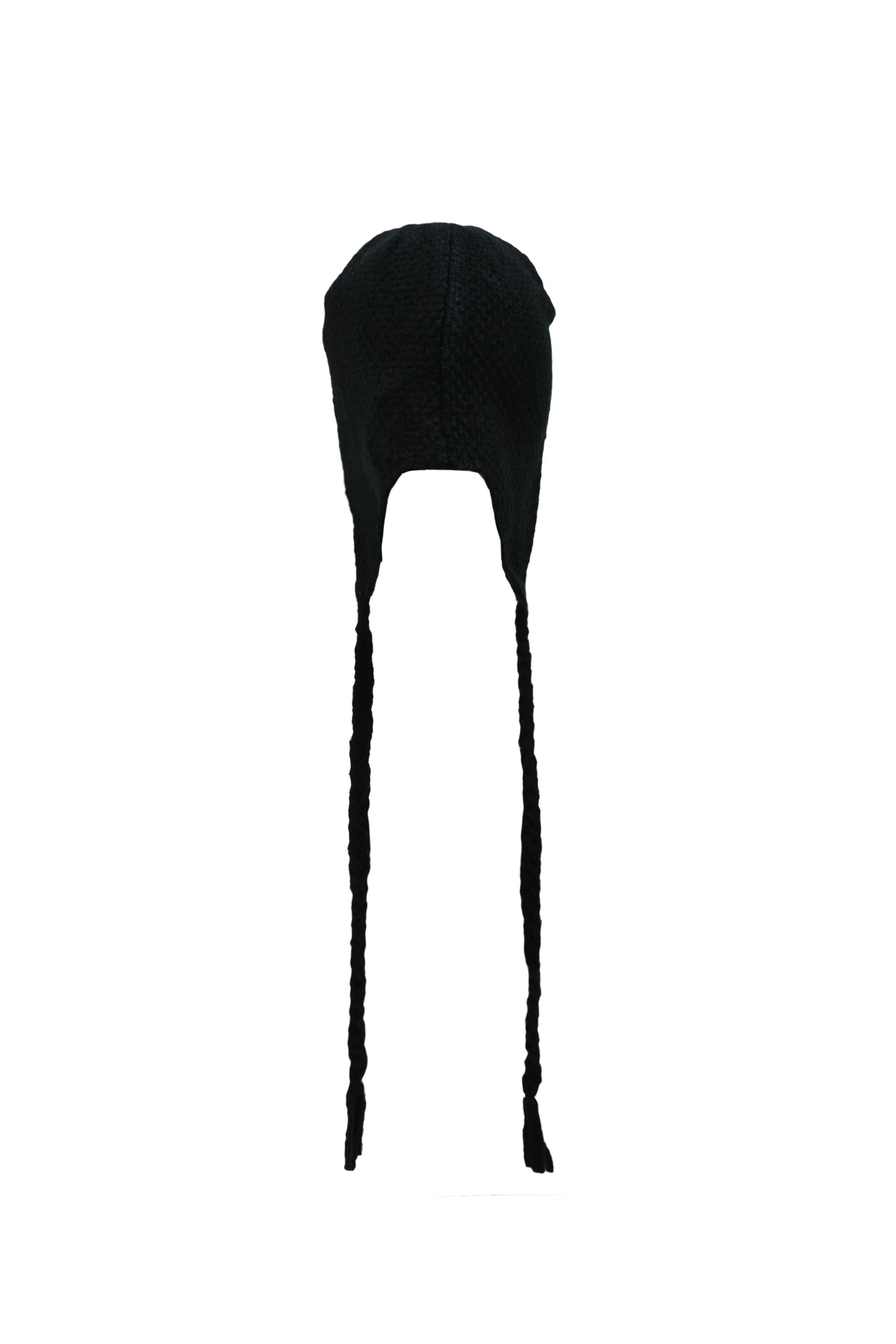 SOUTHSIDE CROSS EAR FLAP BEANIE / BLK
