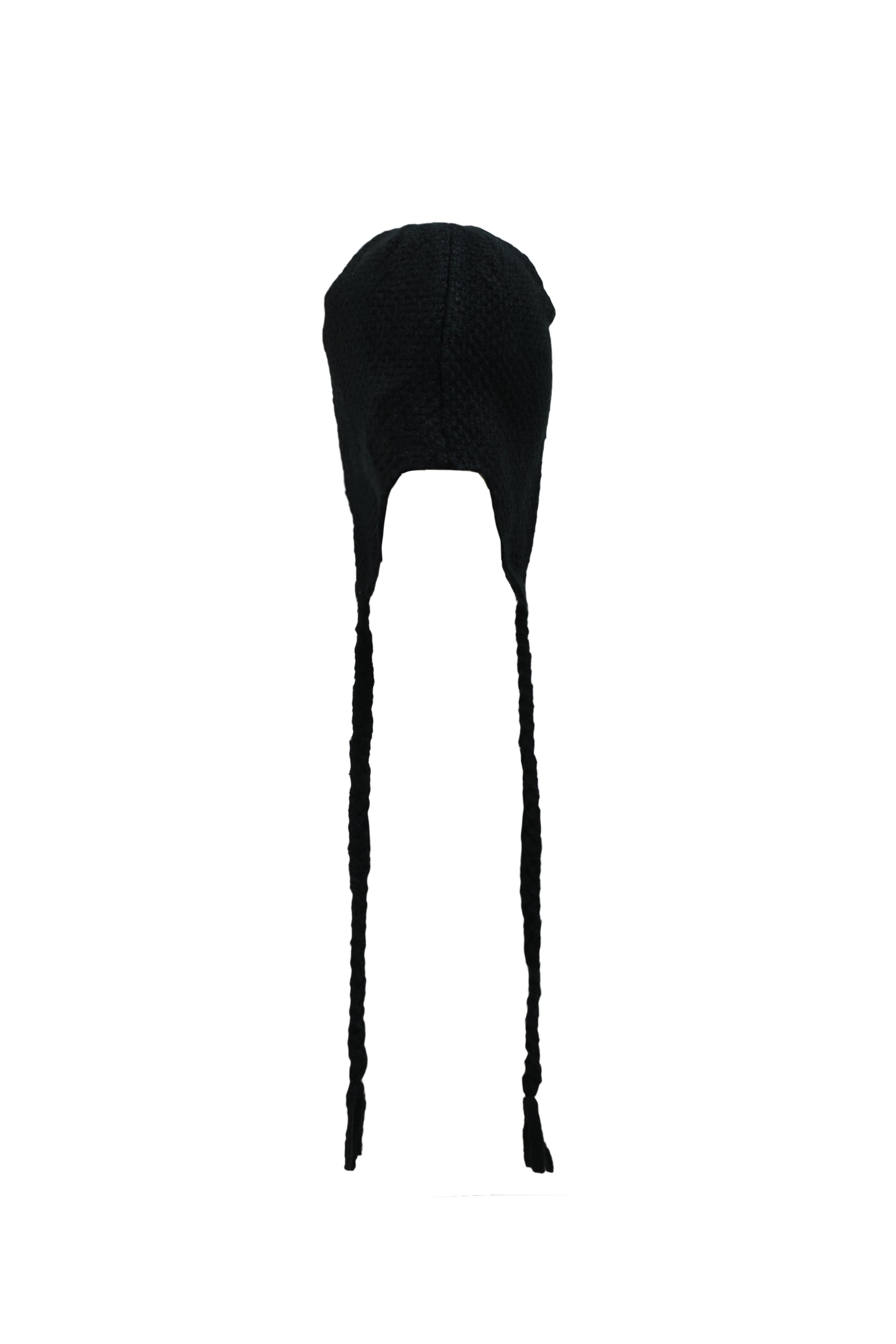 SOUTHSIDE CROSS EAR FLAP BEANIE / BLK