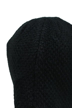SOUTHSIDE CROSS EAR FLAP BEANIE / BLK