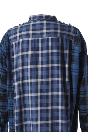 FLANNEL SHIRT -> RIBBON WIDE SHIRT / ASSORTED