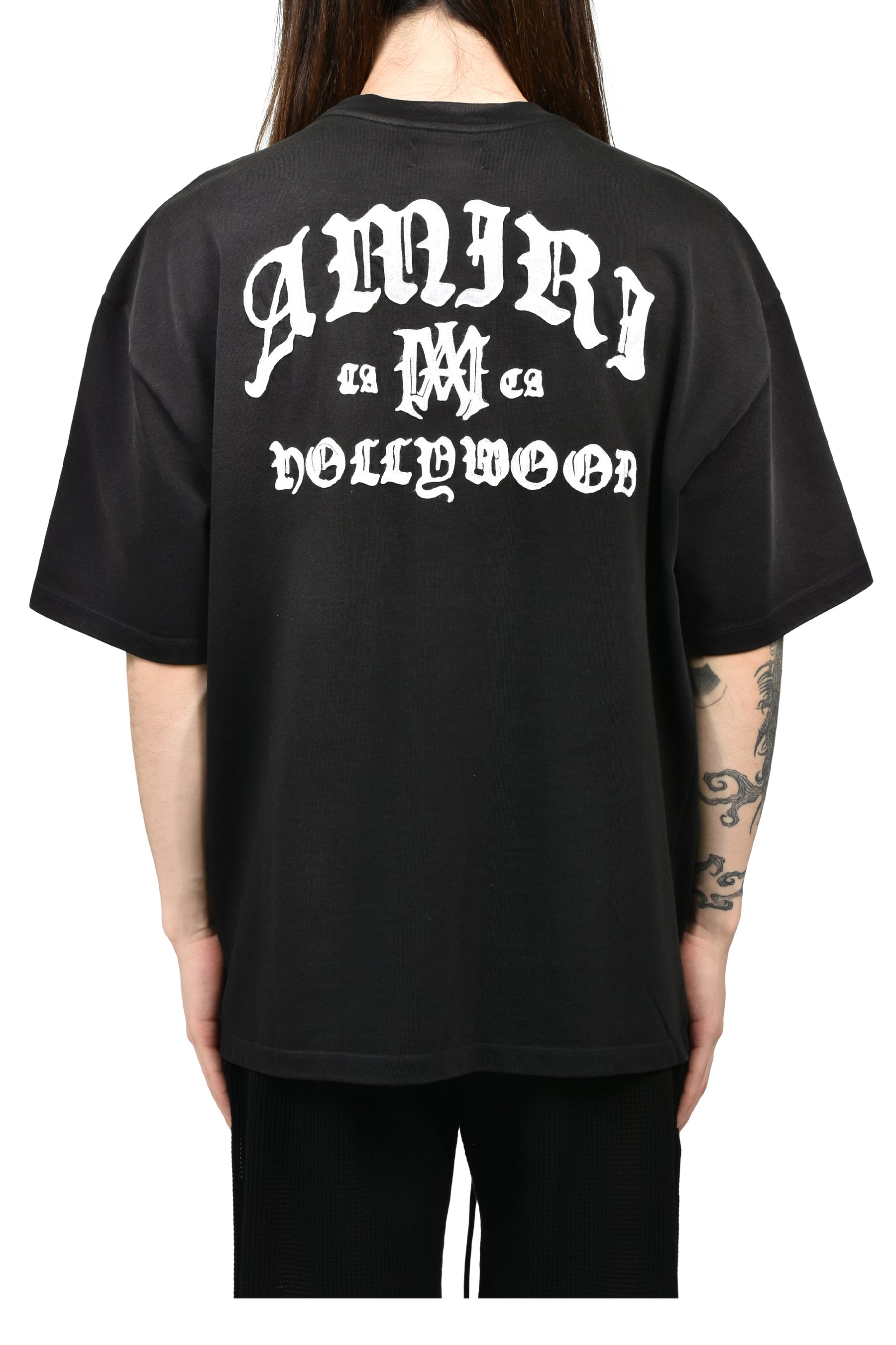 AMIRI アミリ SS26 AMIRI HOLLYWOOD OS TEE / BLK - NUBIAN ヌビアン