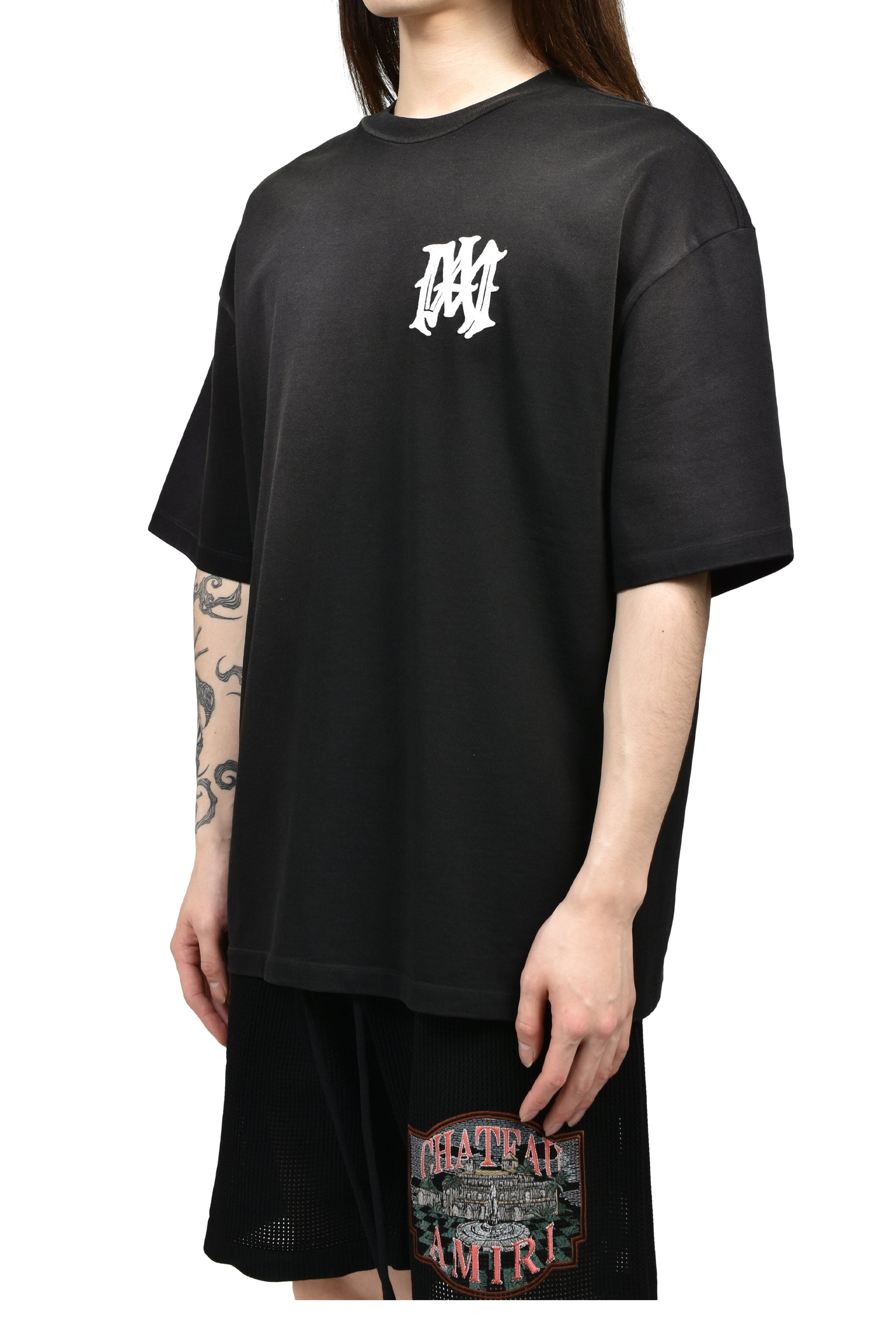 AMIRI AMIRI SS26 AMIRI HOLLYWOOD OS TEE / BLK - NUBIAN NUBIAN