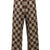 BLOCK CHECK PILE PANTS / BRW