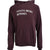 CLASSIC LOGO SHRUNKEN HOODIE / MUD RED