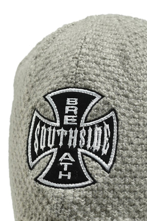 SOUTHSIDE CROSS EAR FLAP BEANIE / DUST