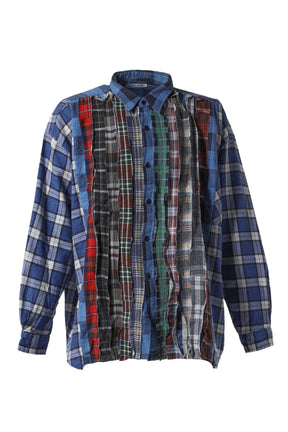 FLANNEL SHIRT -> RIBBON WIDE SHIRT / ASSORTED