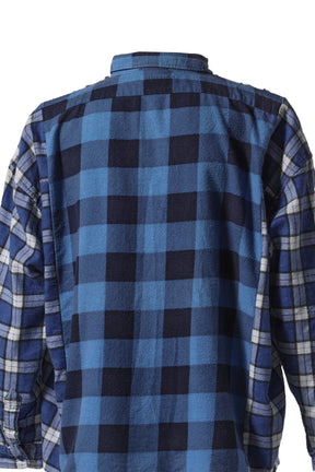 FLANNEL SHIRT -> RIBBON WIDE SHIRT / ASSORTED