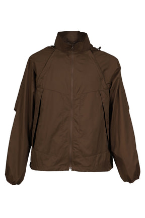 TECH PERTEX_ RUNGUN 2WAY PARKA / BRW GRY