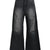 COATING DAMAGE DENIM PANTS / BLK