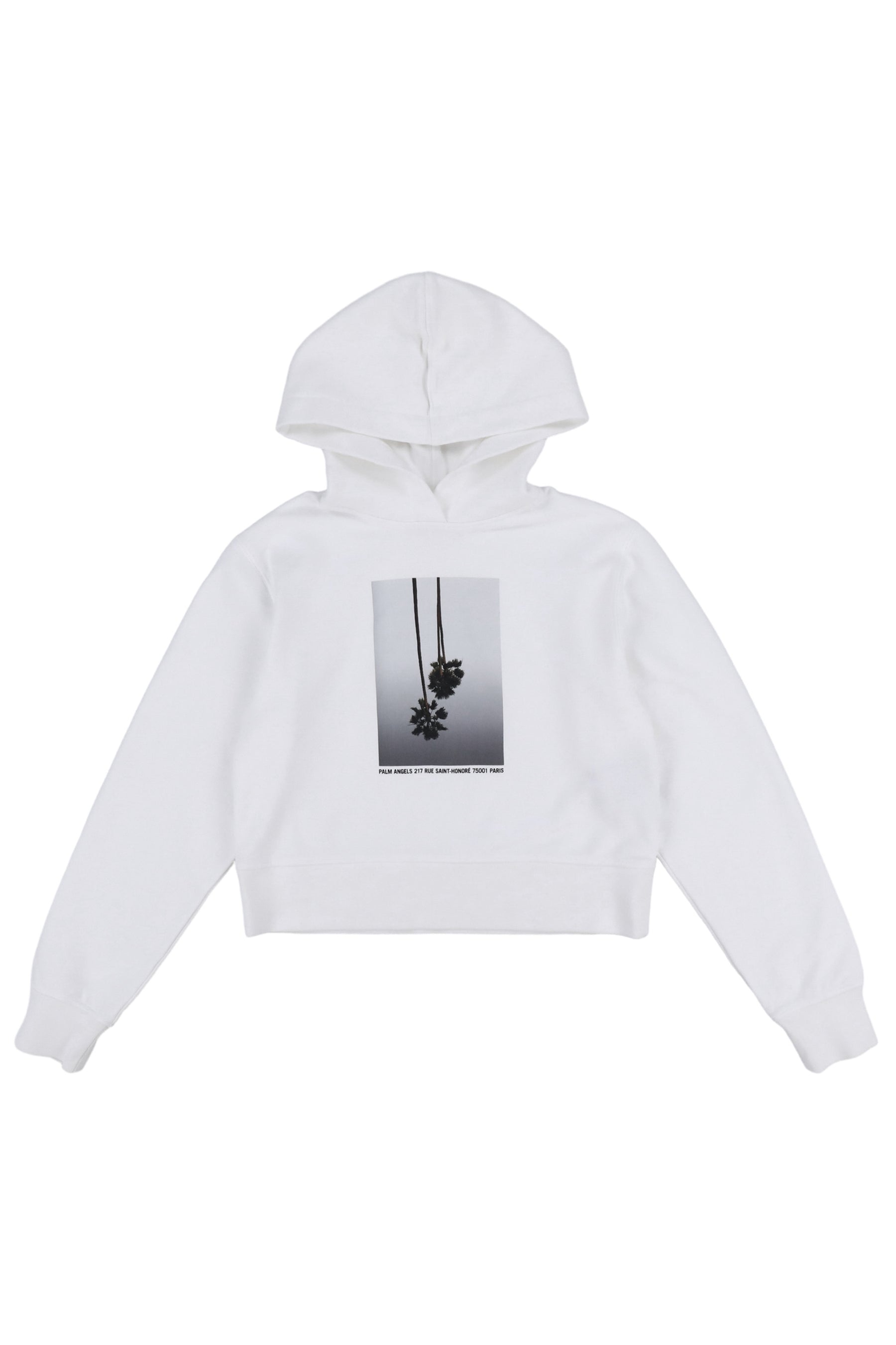 Palm Angels パームエンジェルス FW23 MIRAGE FITTED HOODY / OFF WHT -NUBIAN