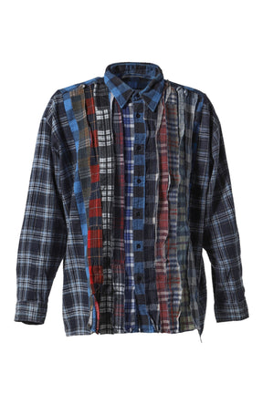 FLANNEL SHIRT -> RIBBON WIDE SHIRT / ASSORTED