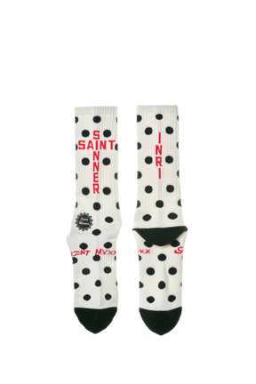 SOCKS/DOT / WHT