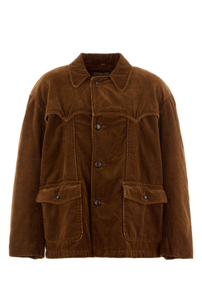 CORDUROY BOA JACKET / BRW 