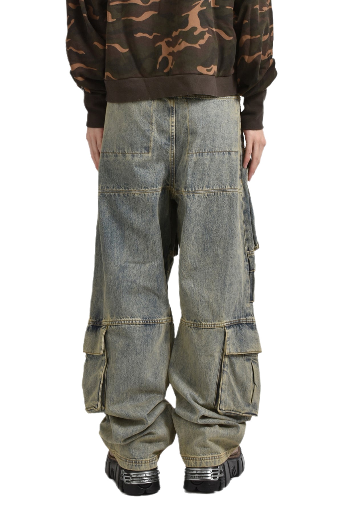 HEAVY DENIM CARGO / SURFACE WAVE