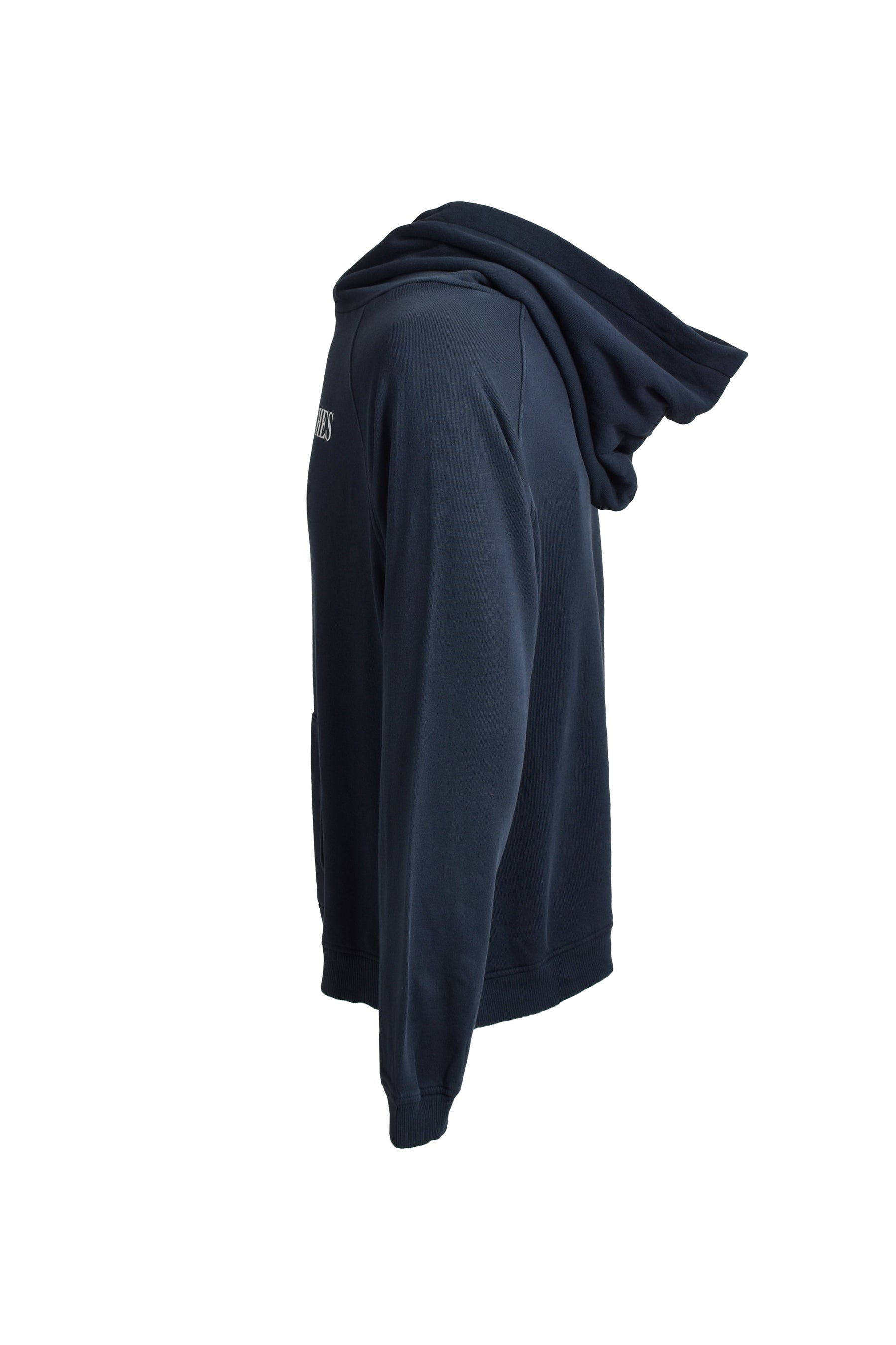 CLASSIC LOGO SHRUNKEN HOODIE / FADED BLK