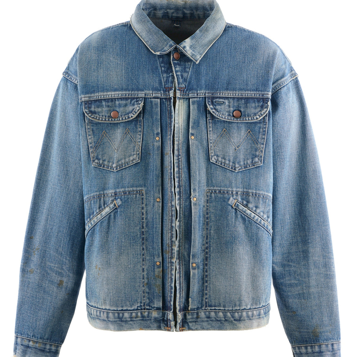 SAINT Mxxxxxxセントマイケル SS26 DENIM JACKET/M / BLU - NUBIAN