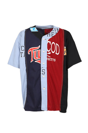 4 CUT WIDE BASEBALL TEE - COLLEGE  / ASSORTED