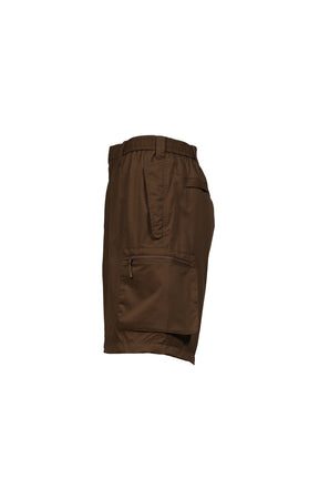 TECH PERTEX_ RUNGUN 6-POCKET SHORTS / BRW GRY