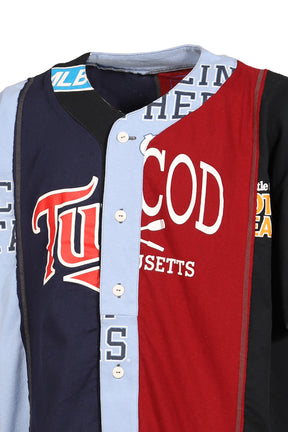 4 CUT WIDE BASEBALL TEE - COLLEGE  / ASSORTED