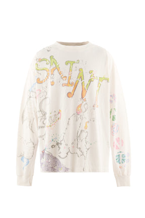 LS T-SHIRT/COCO / WHT