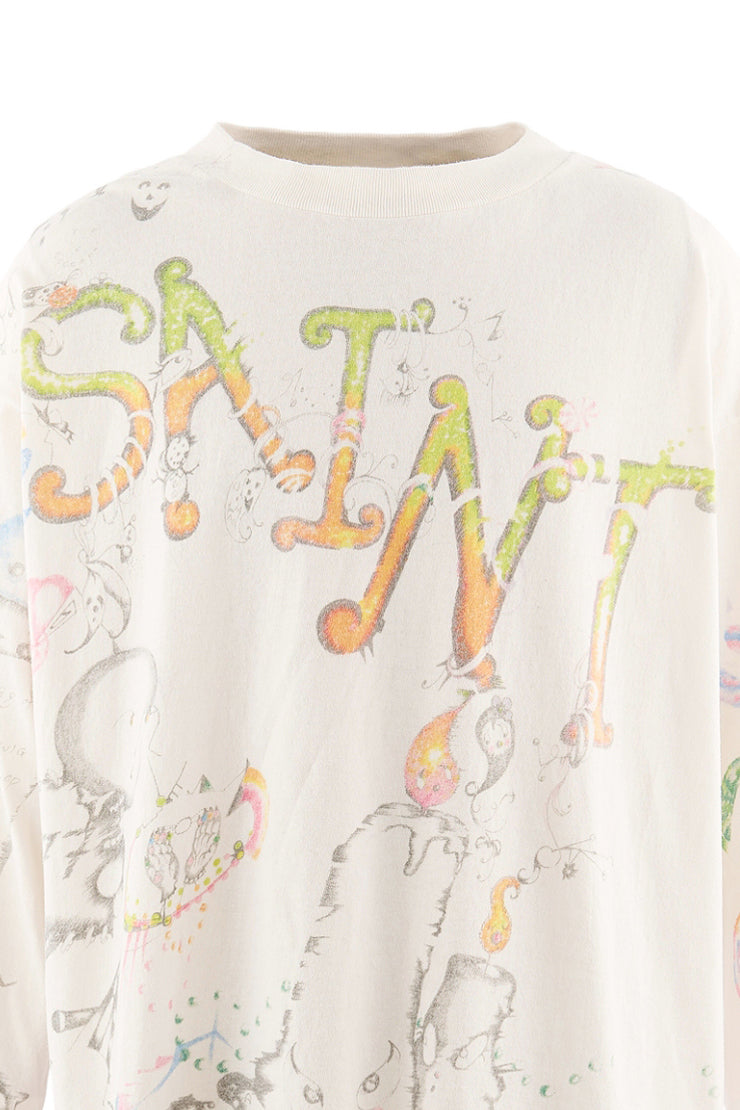 LS T-SHIRT/COCO / WHT