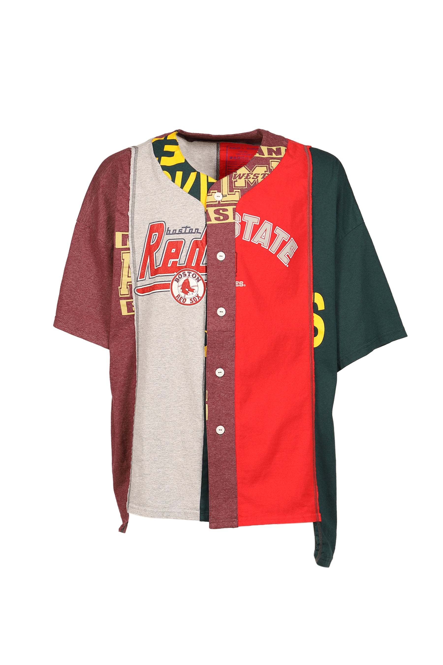4 CUT WIDE BASEBALL TEE - COLLEGE / ASSORTED